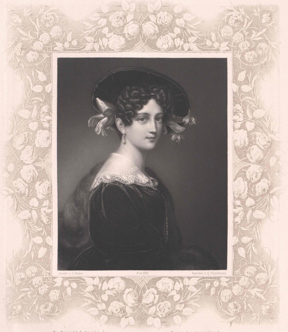 Maximiliane Borzaga (impression) - Artist Unknown