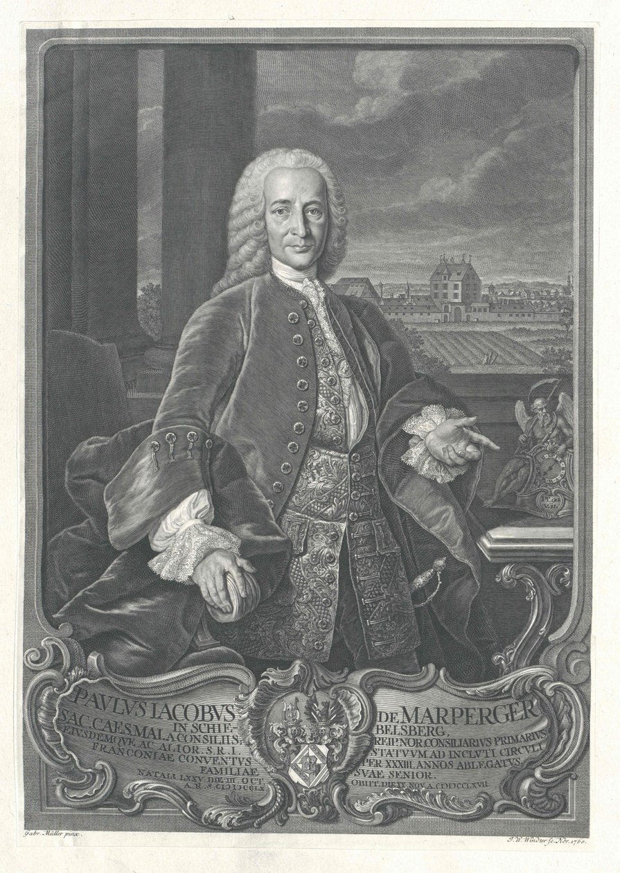 Paul Jakob von Marperger - Artist Unknown