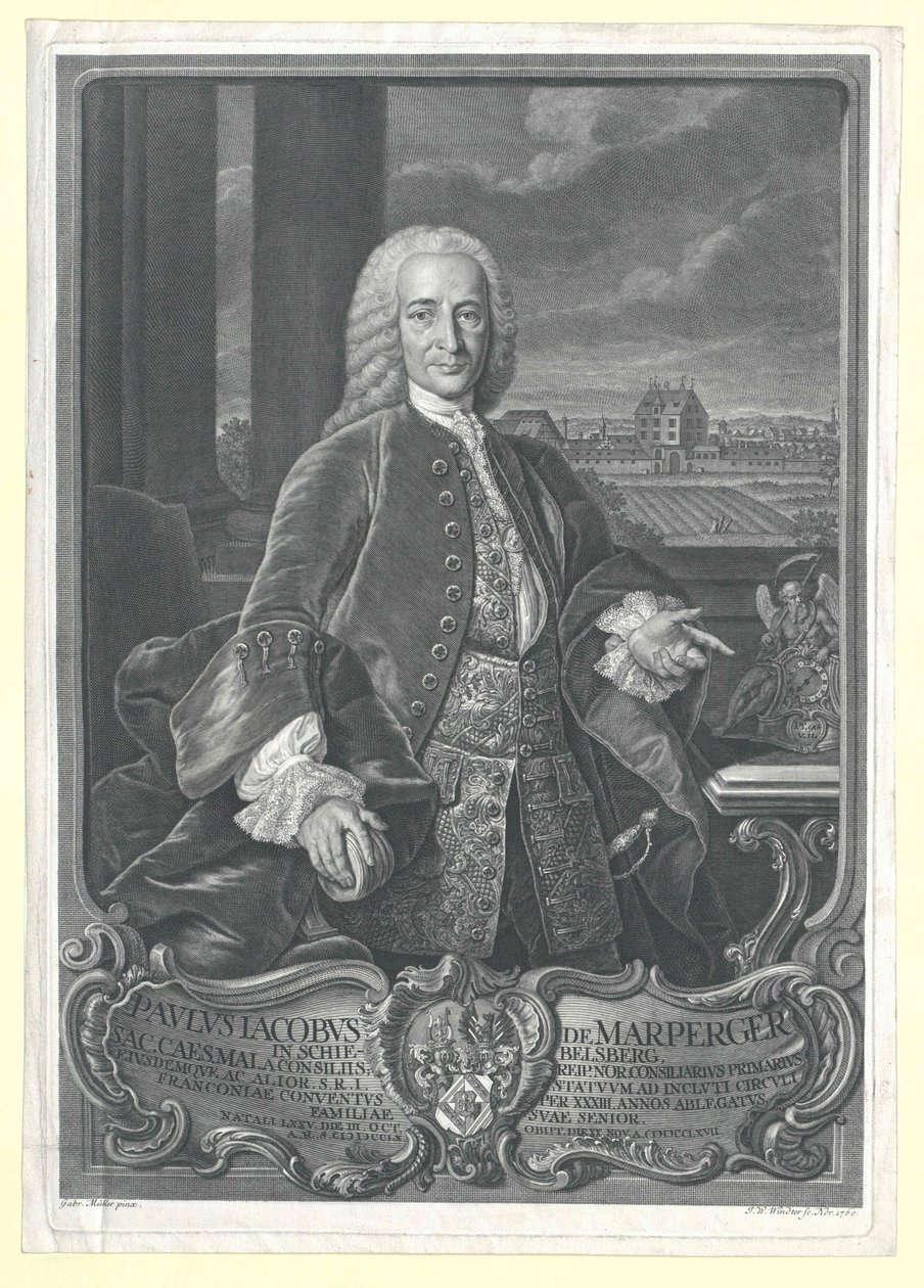 Paul Jakob von Marperger - Artist Unknown