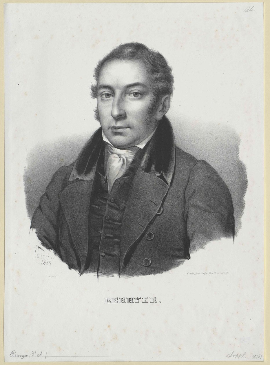 Pierre Antoine Berryer (print) - Artist Unknown