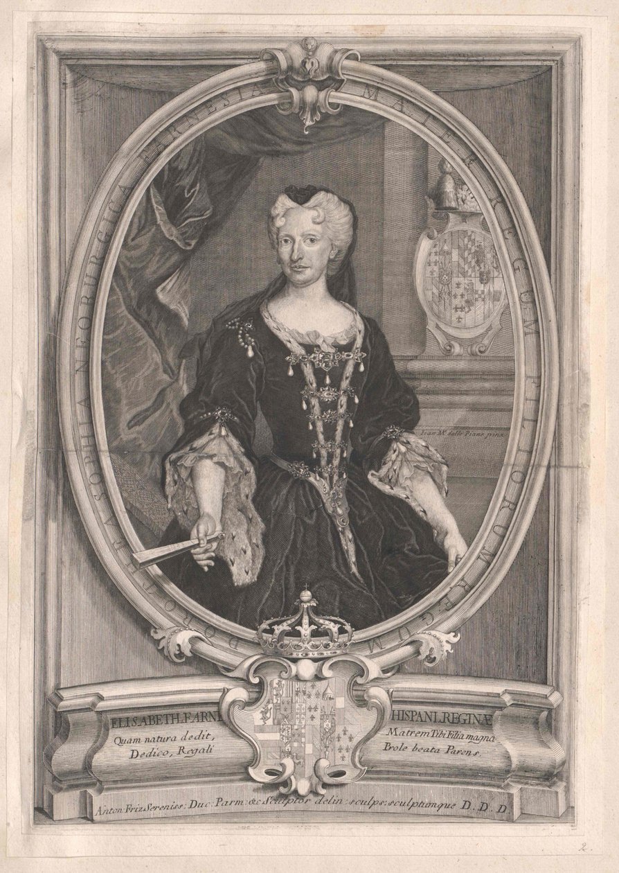 Princesse de Parme-Farnèse Elisabeth - Artist Unknown