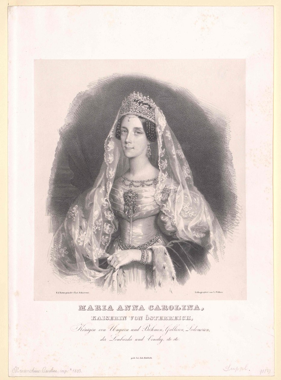 Princesse de Savoie-Sardaigne Maria Anna - Artist Unknown