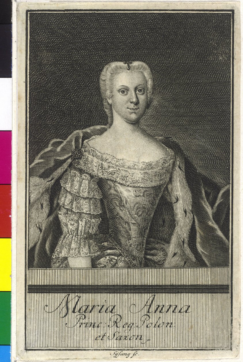 Princesse de Saxe Maria Anne - Artist Unknown