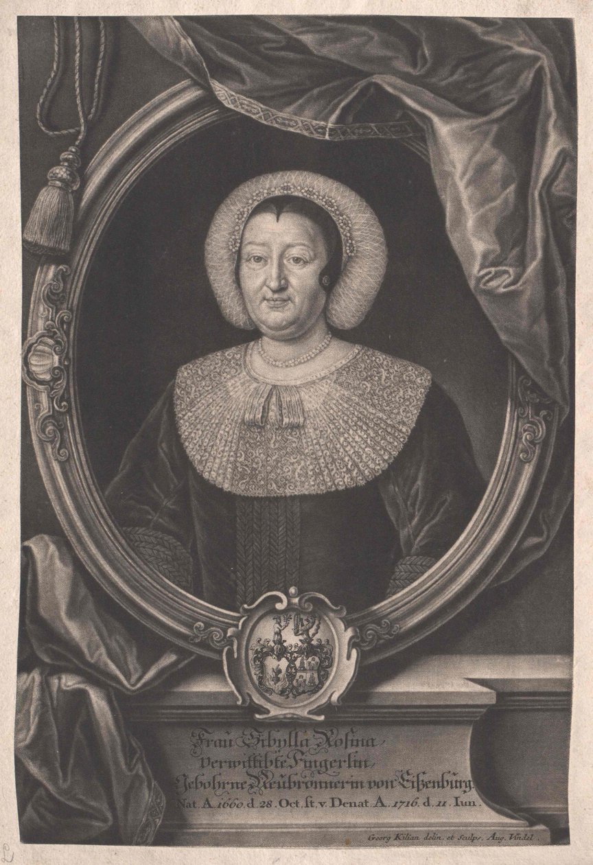 Sibylla Rosina Neubronner (impression) - Artist Unknown