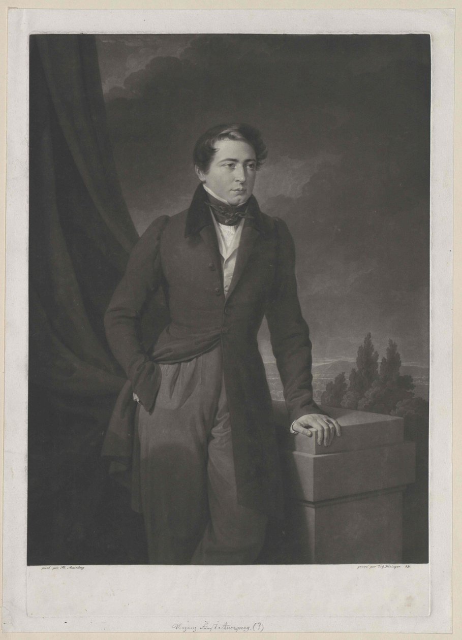 Vincenz prince Auersperg - Artist Unknown