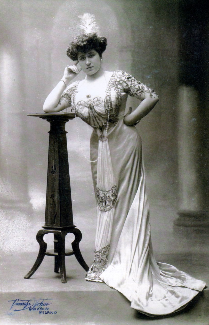 La soprano Maria Farneti - Arturo Varischi