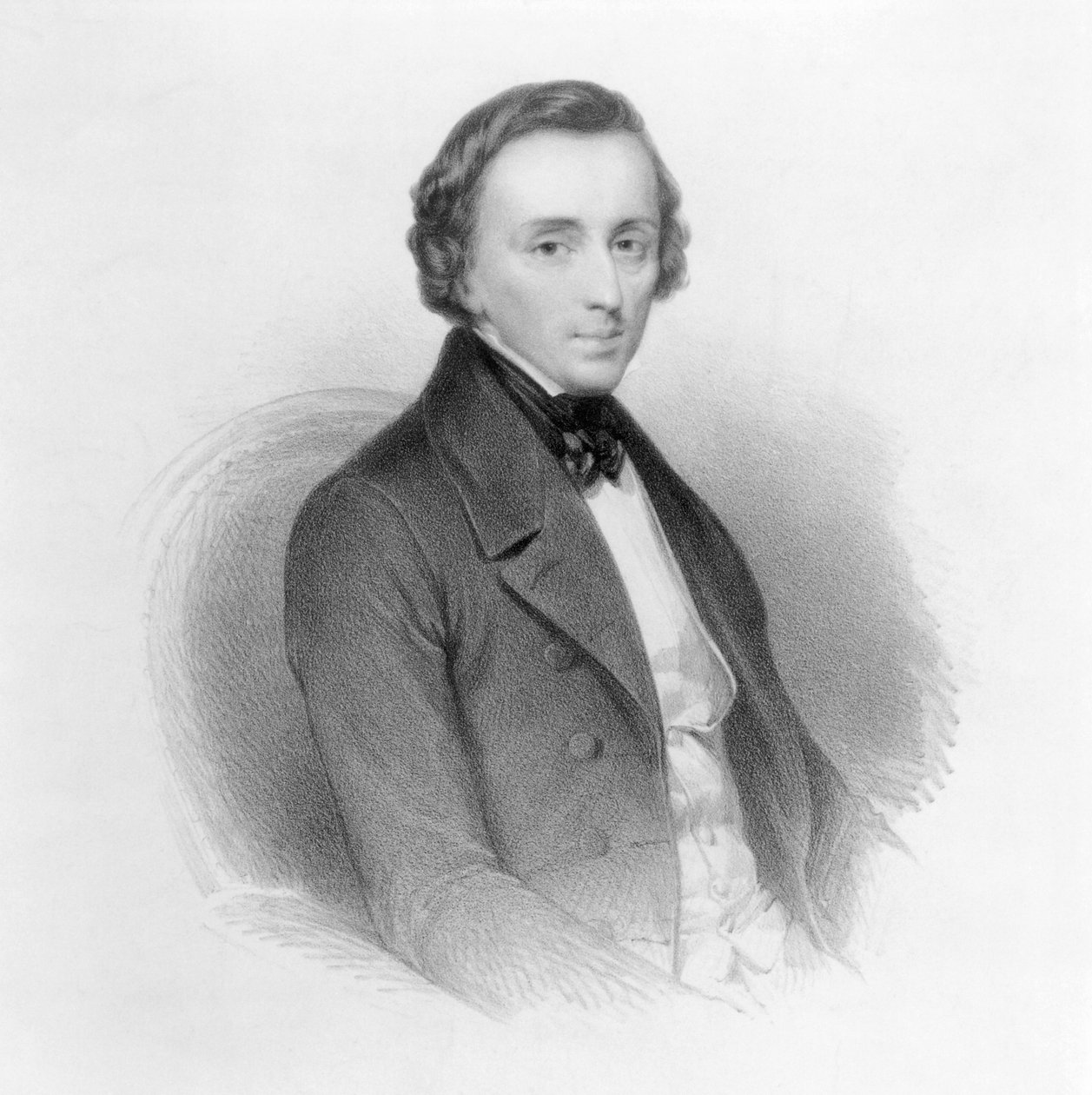 Portrait de Frédéric Chopin (1810-49) compositeur et pianiste polonais - Ary Scheffer