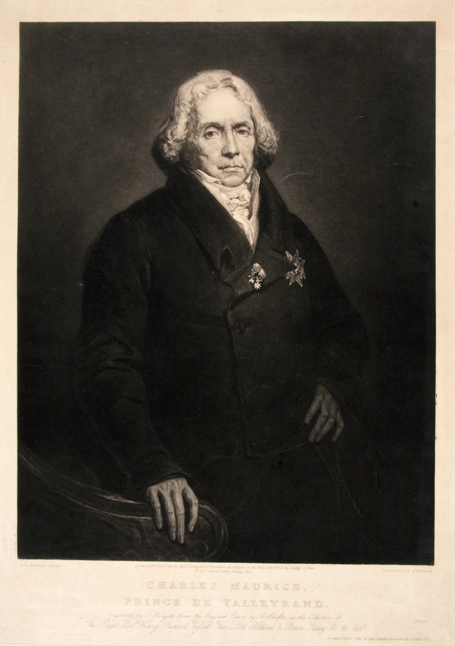 Charles Maurice Prince de Talleyrand, pub. 1835 - Ary Scheffer