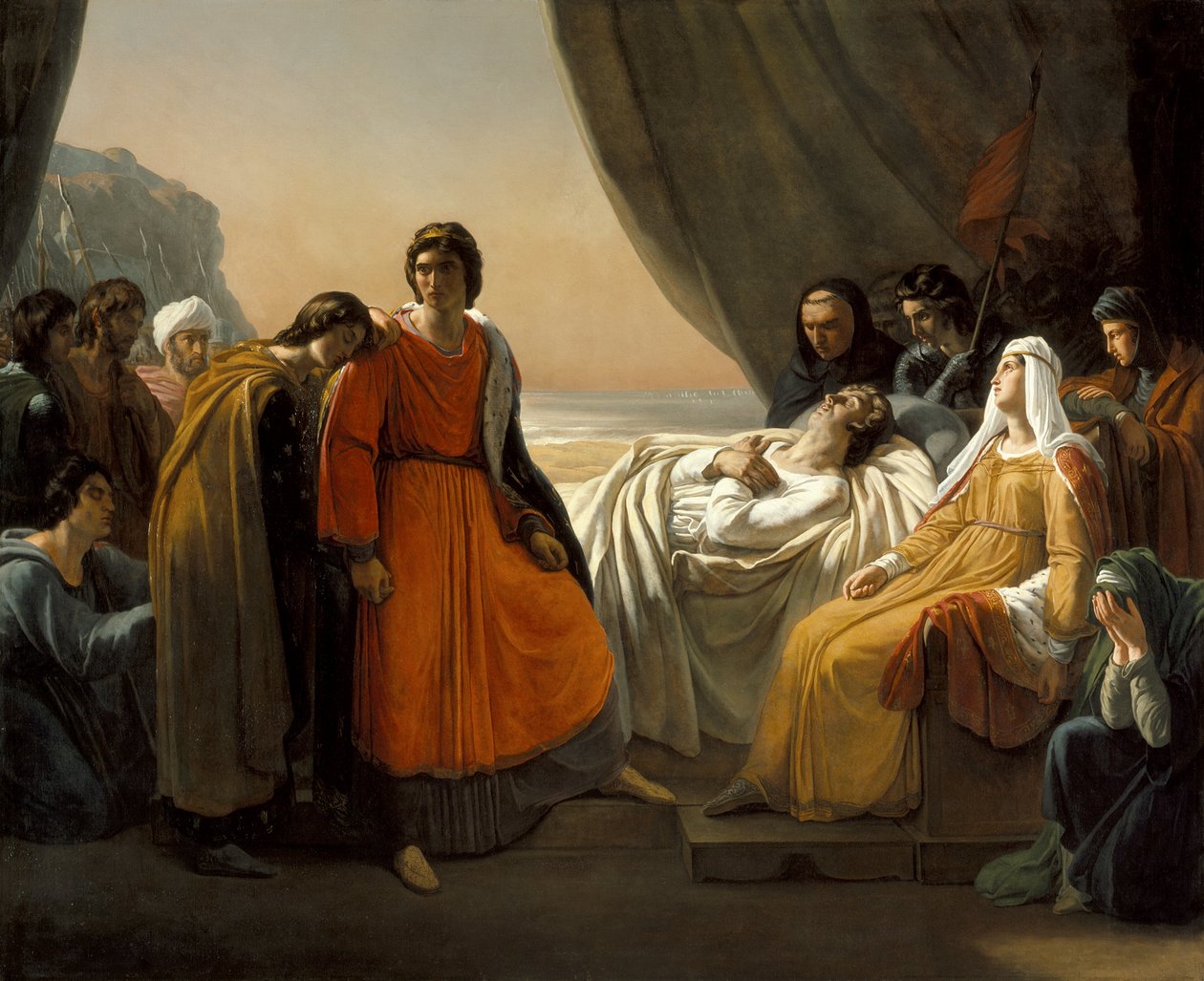 La Mort de Saint Louis, vers 1817 - Ary Scheffer
