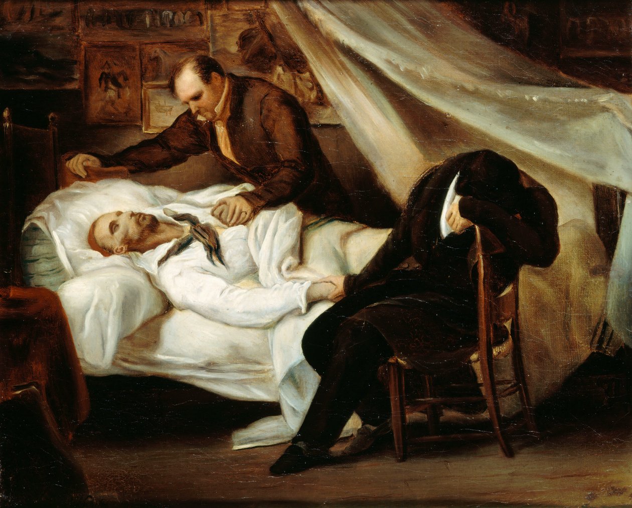 La mort de Théodore Géricault - Ary Scheffer