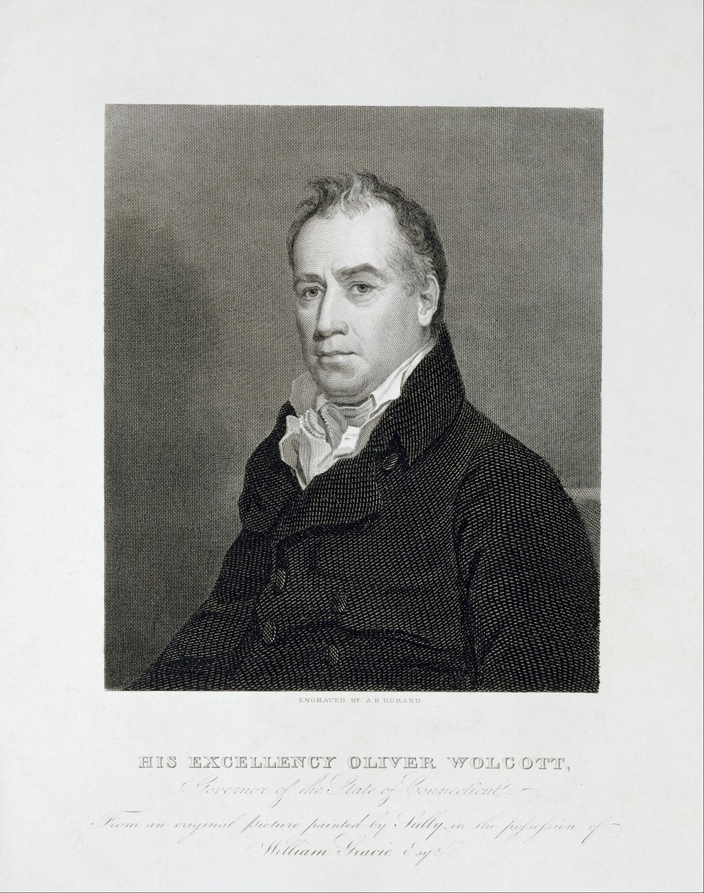 Son Excellence Oliver Wolcott, Gouverneur de l
