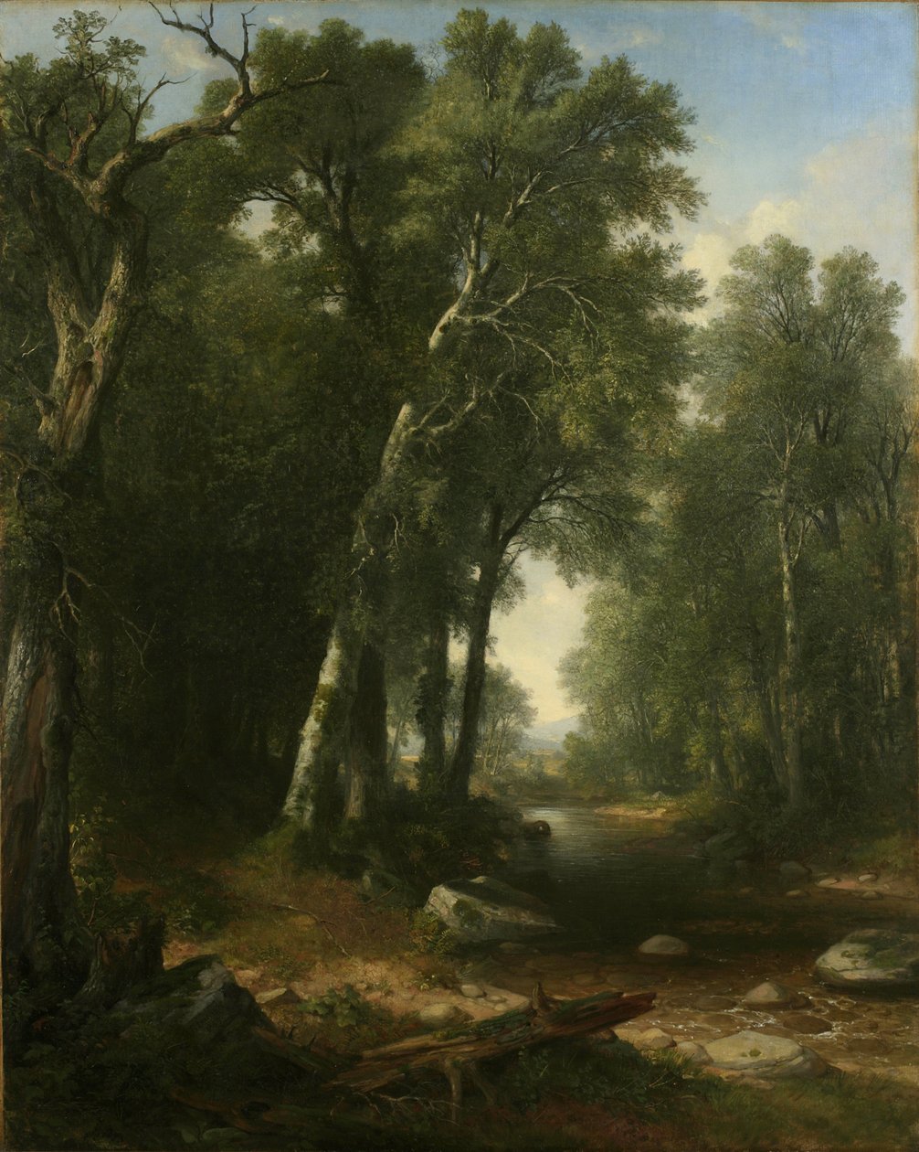 Ruisseau forestier, 1859 - Asher Brown Durand