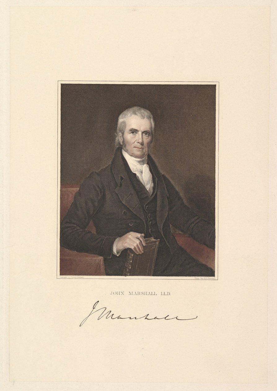 Juge en chef John Marshall, 1833 - Asher Brown Durand