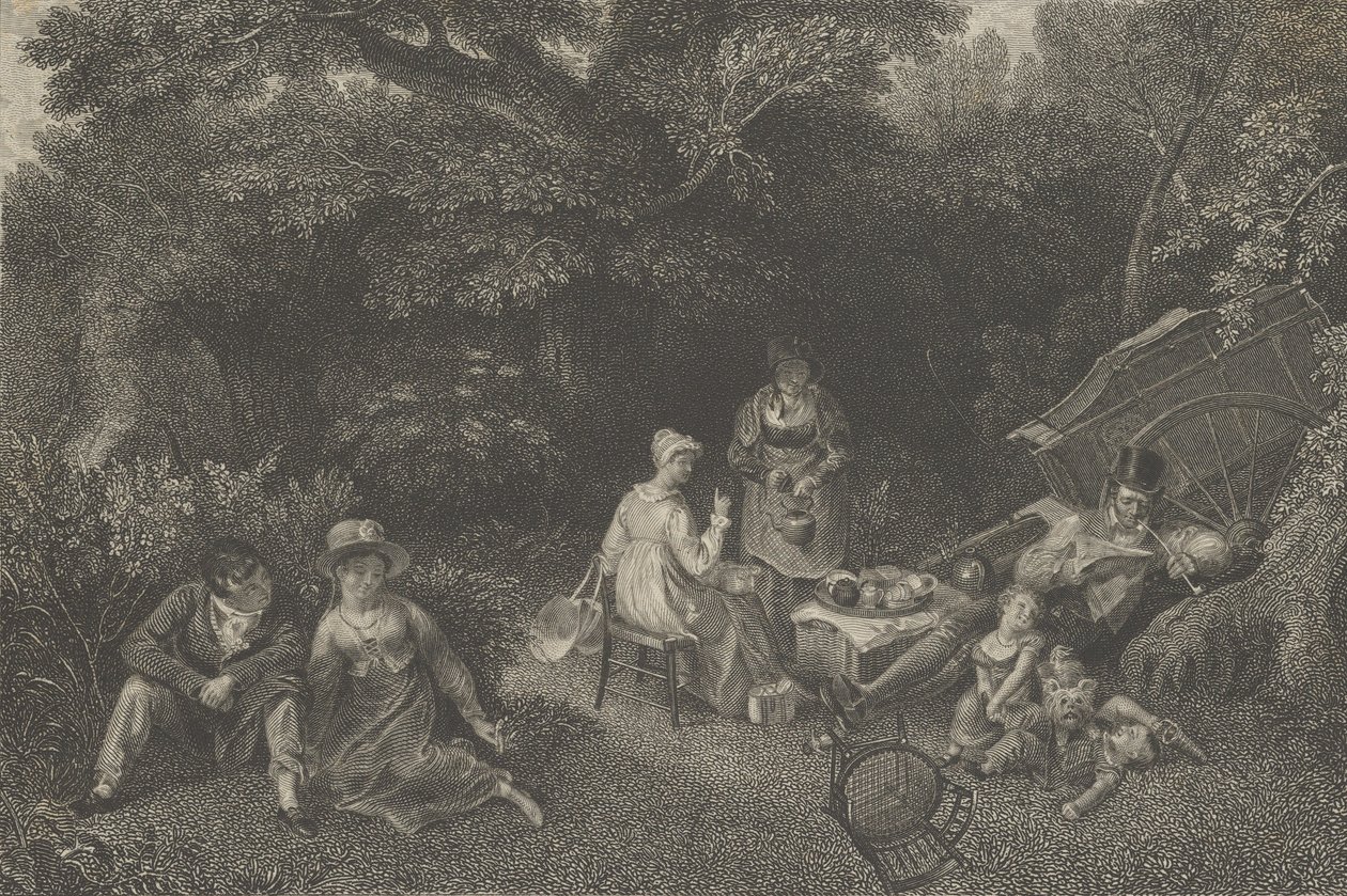 Fête gitane, vers 1830 - Asher Brown Durand