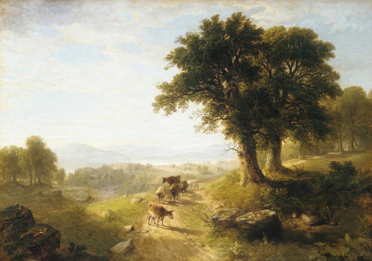 Scène de rivière, 1854 - Asher Brown Durand