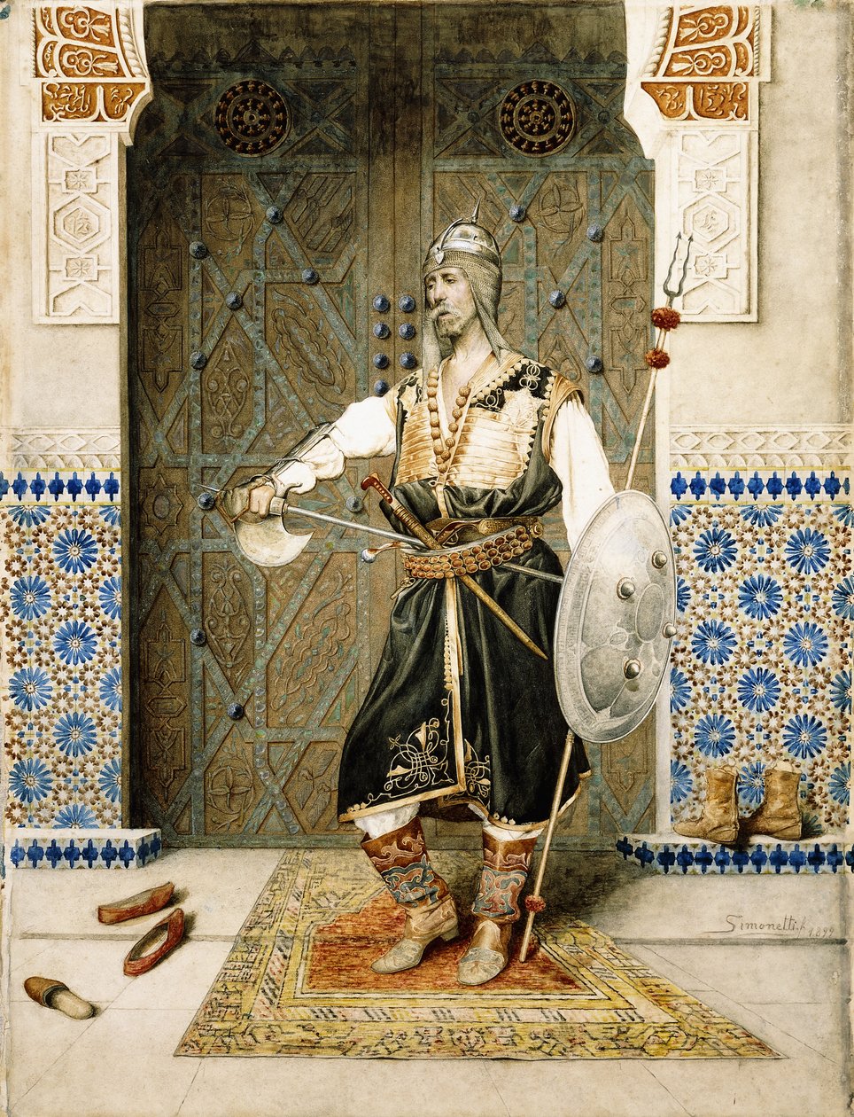 Le garde du harem, 1899 - Attilio Simonetti