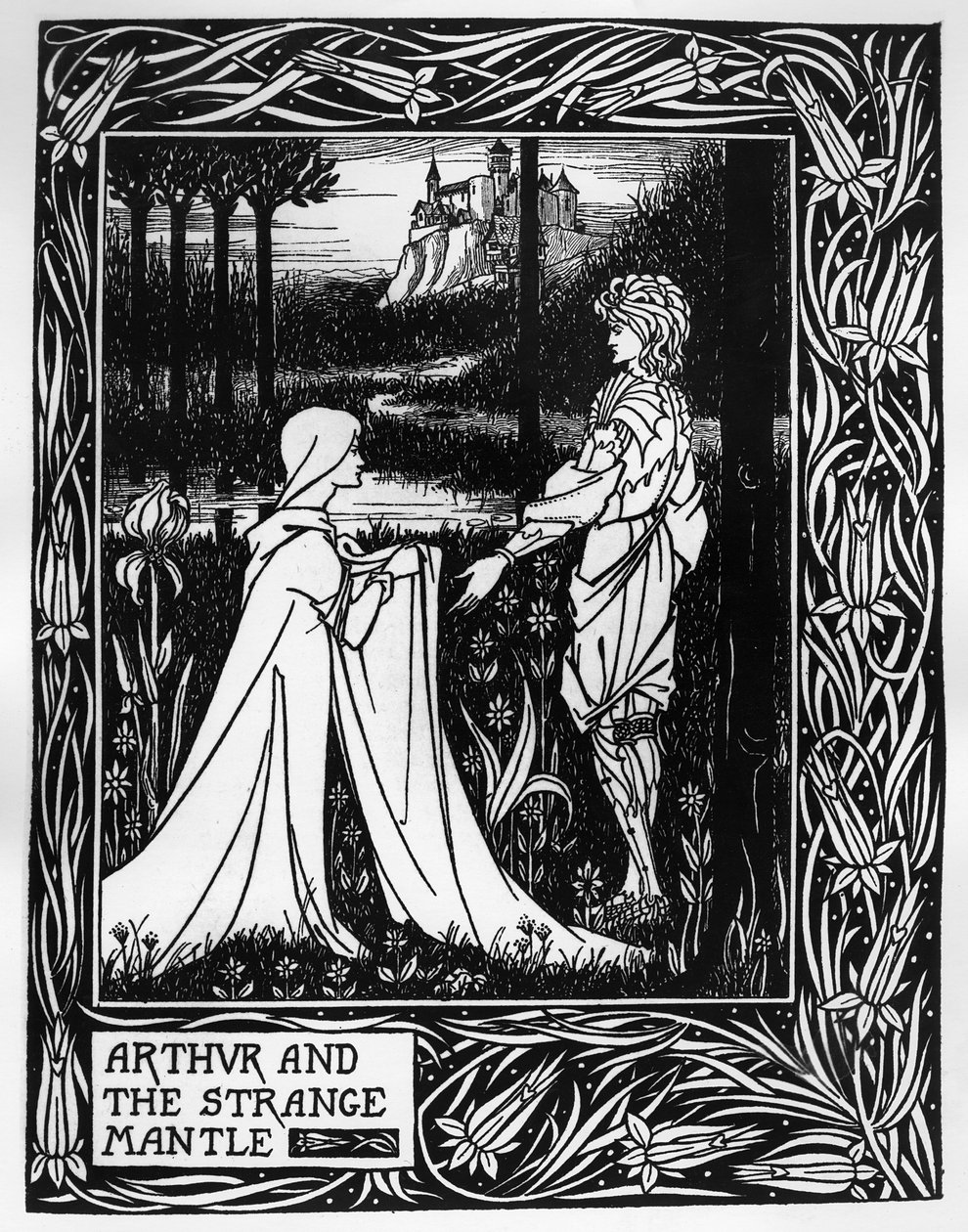 Arthur et le manteau étrange, une illustration de 
