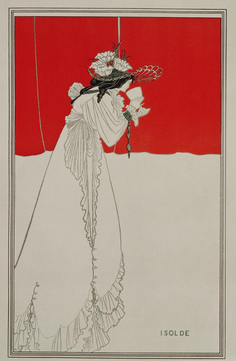 Isolde, 1895 - Aubrey Beardsley