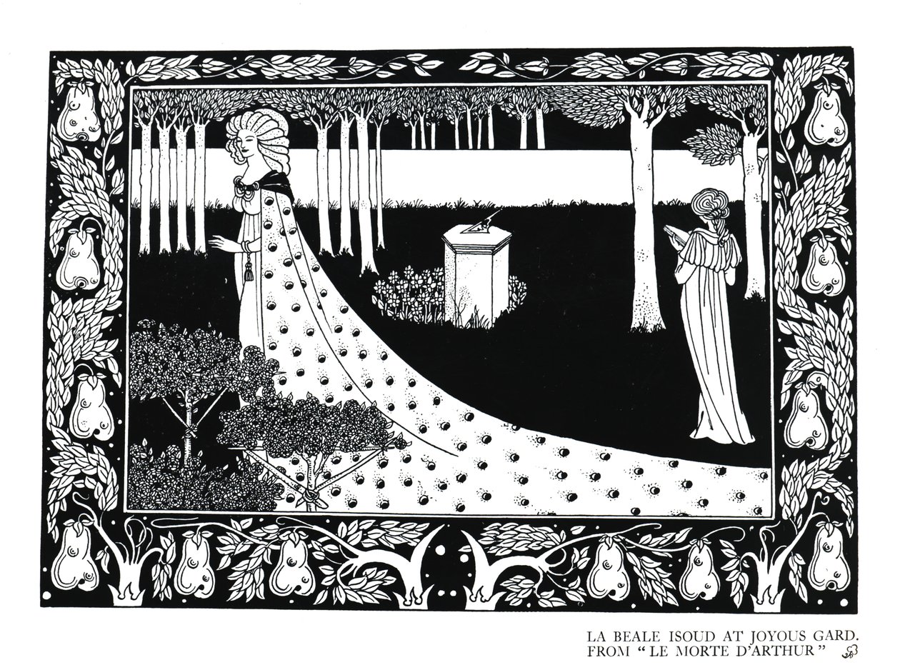 La Belle Isoud à Joyous Gard, illustration de 