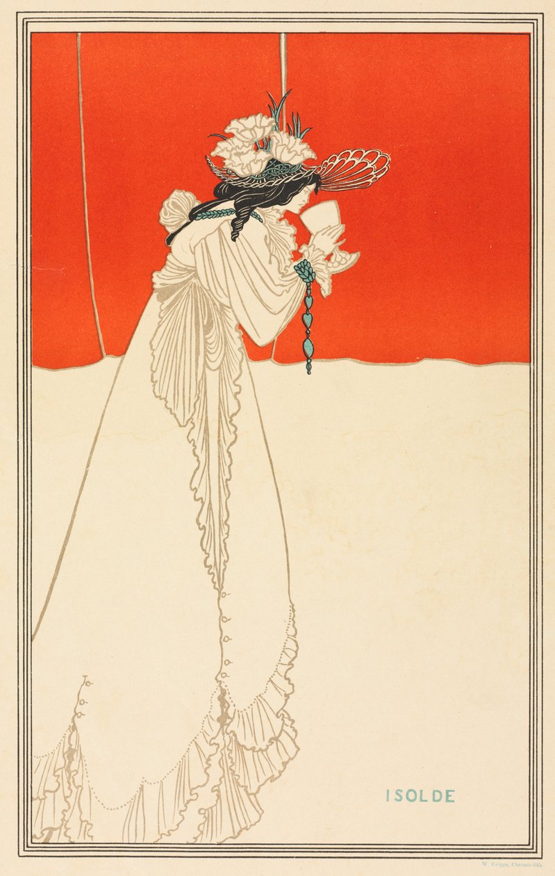 Isolde, 1895 - Aubrey Beardsley