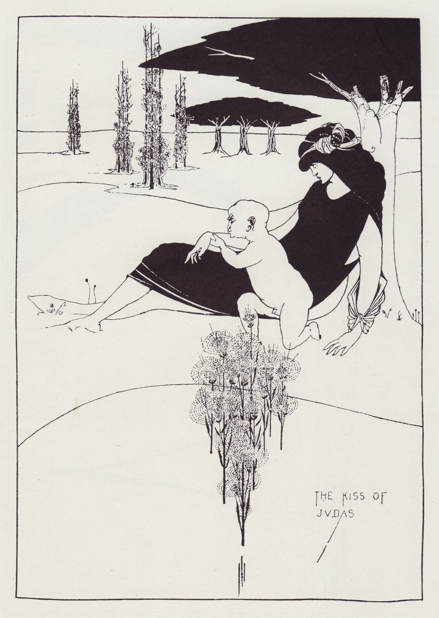 Le Baiser de Judas - Aubrey Beardsley