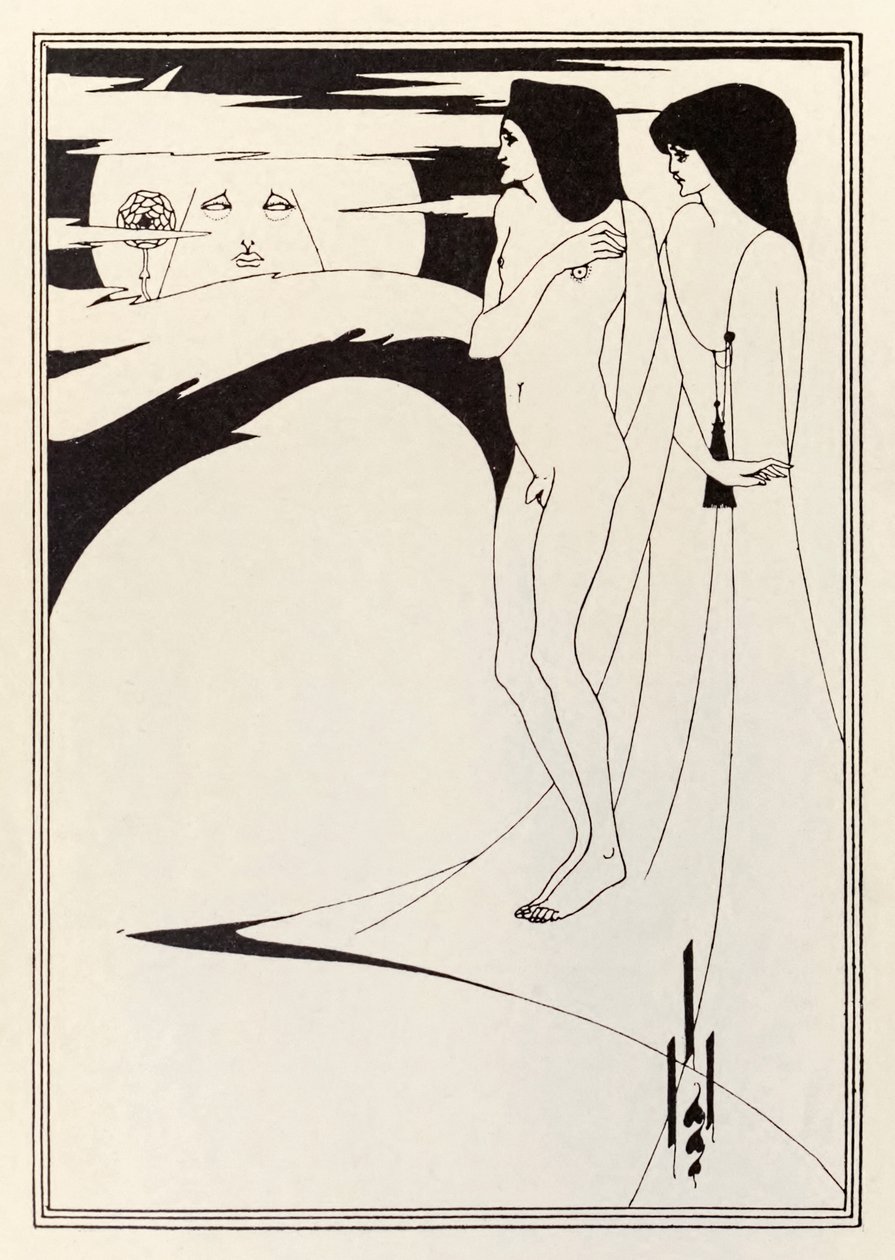 La Femme et la Lune - Aubrey Beardsley