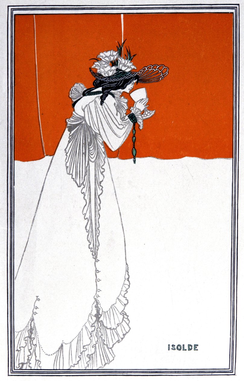 Yseult buvant le philtre, Angleterre, vers 1900 - Aubrey Beardsley