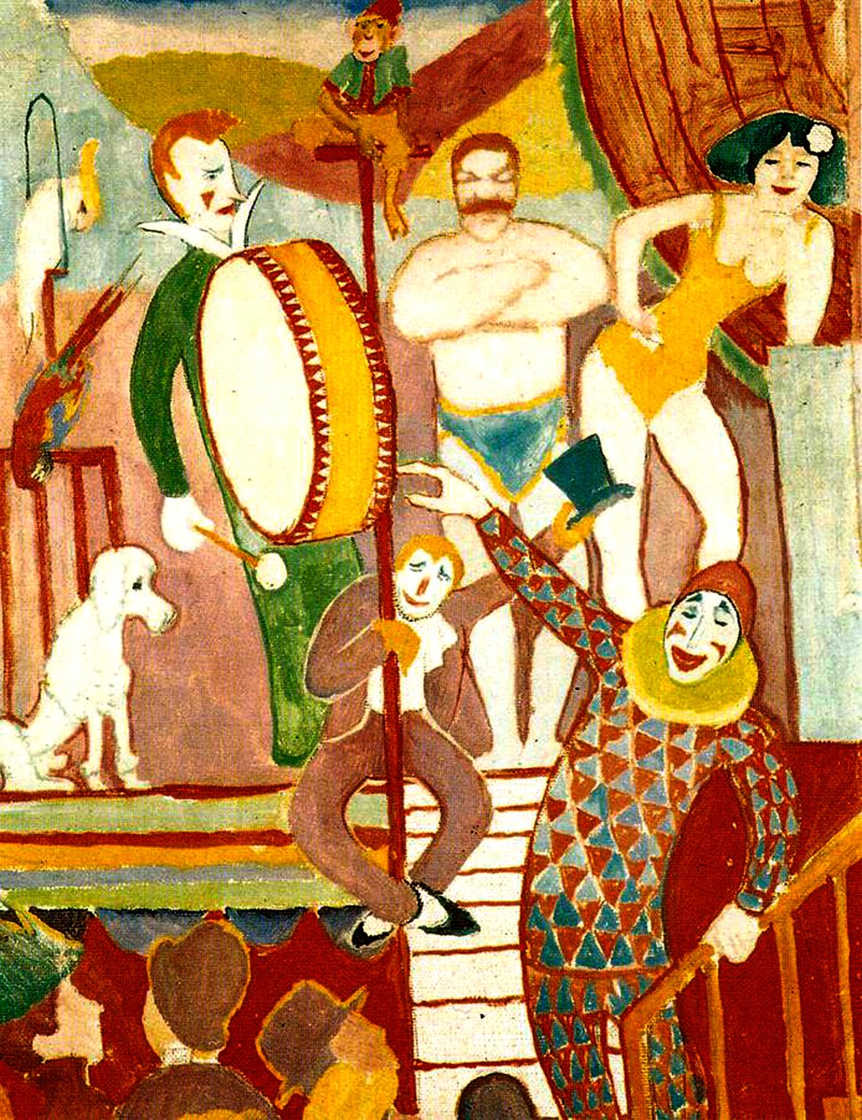 Artistes de cirque, 1911 - August Macke