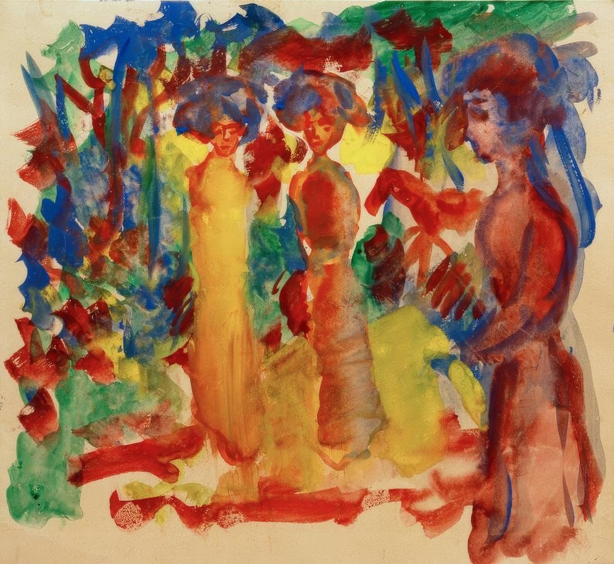 Femmes en promenade - August Macke