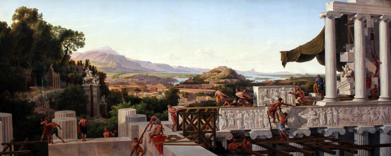 Vue de la Fleur de Grèce - August Ahlborn