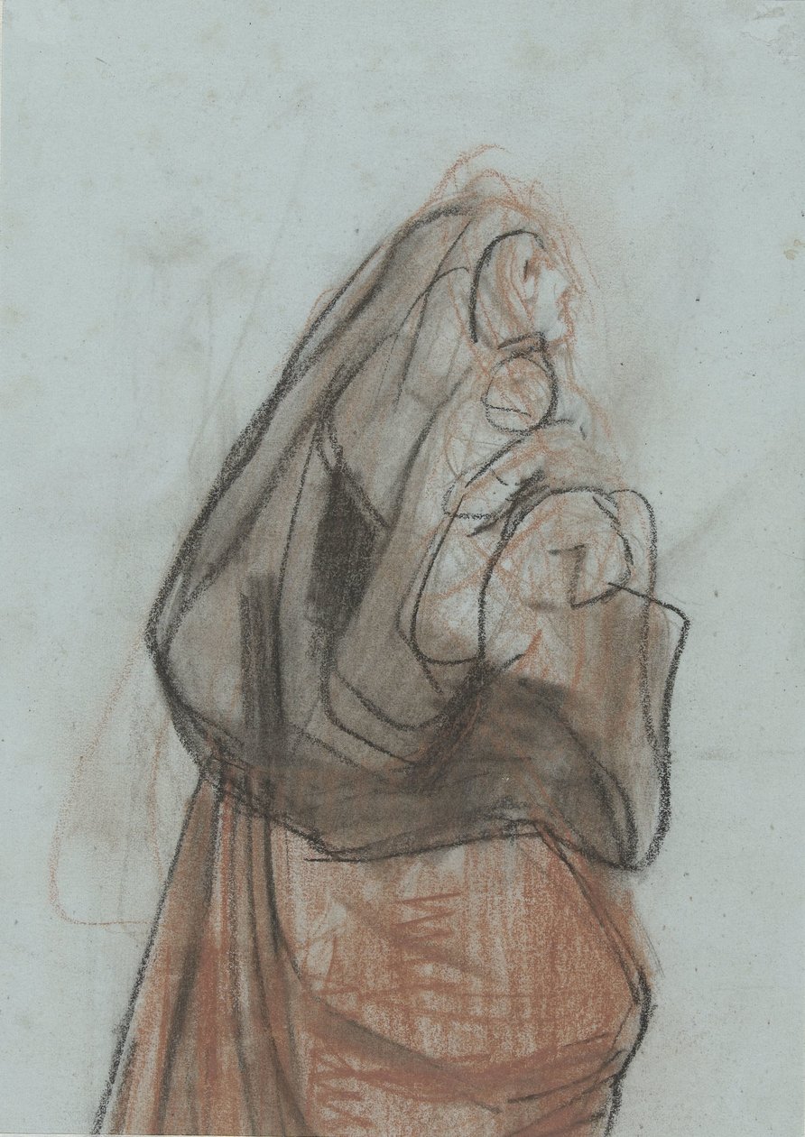 Femme regardant vers le haut - August Allebe