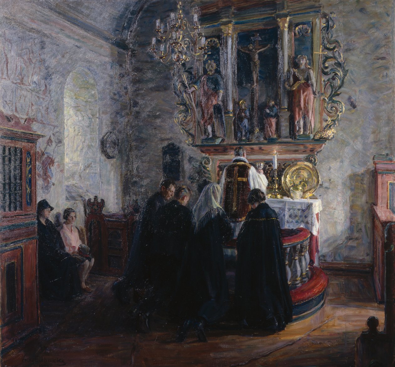 Sainte Communion, Église de Dale à Luster - August Eiebakke