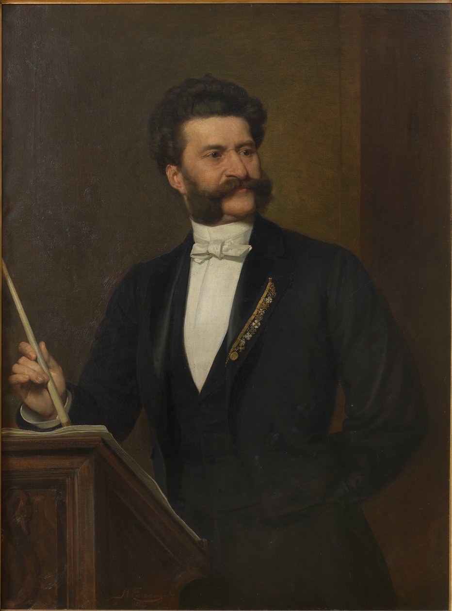 Portrait de Johann Strauss, 1888 - August Eisenmenger