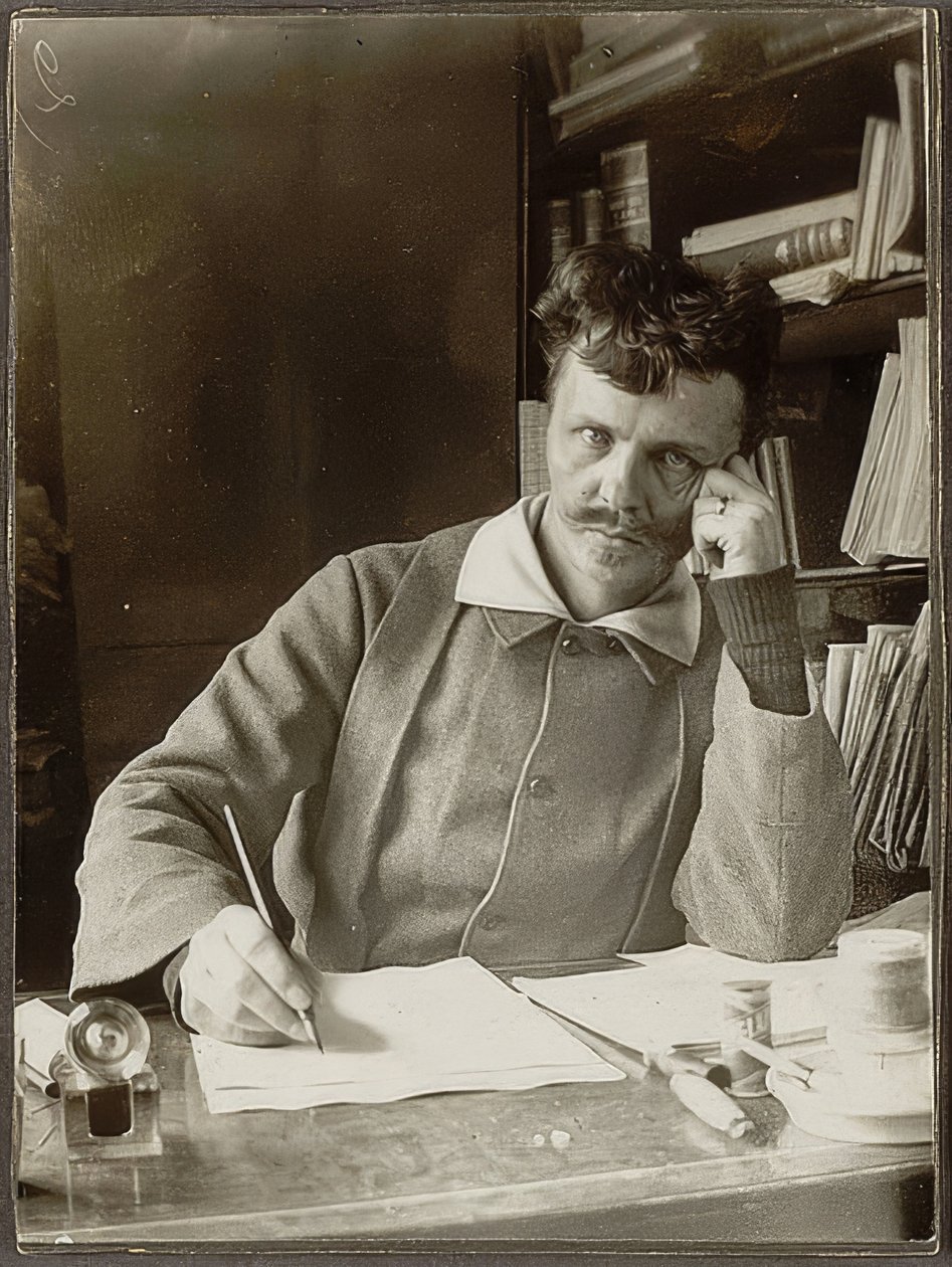 Autoportrait, 1886 - August Johan Strindberg