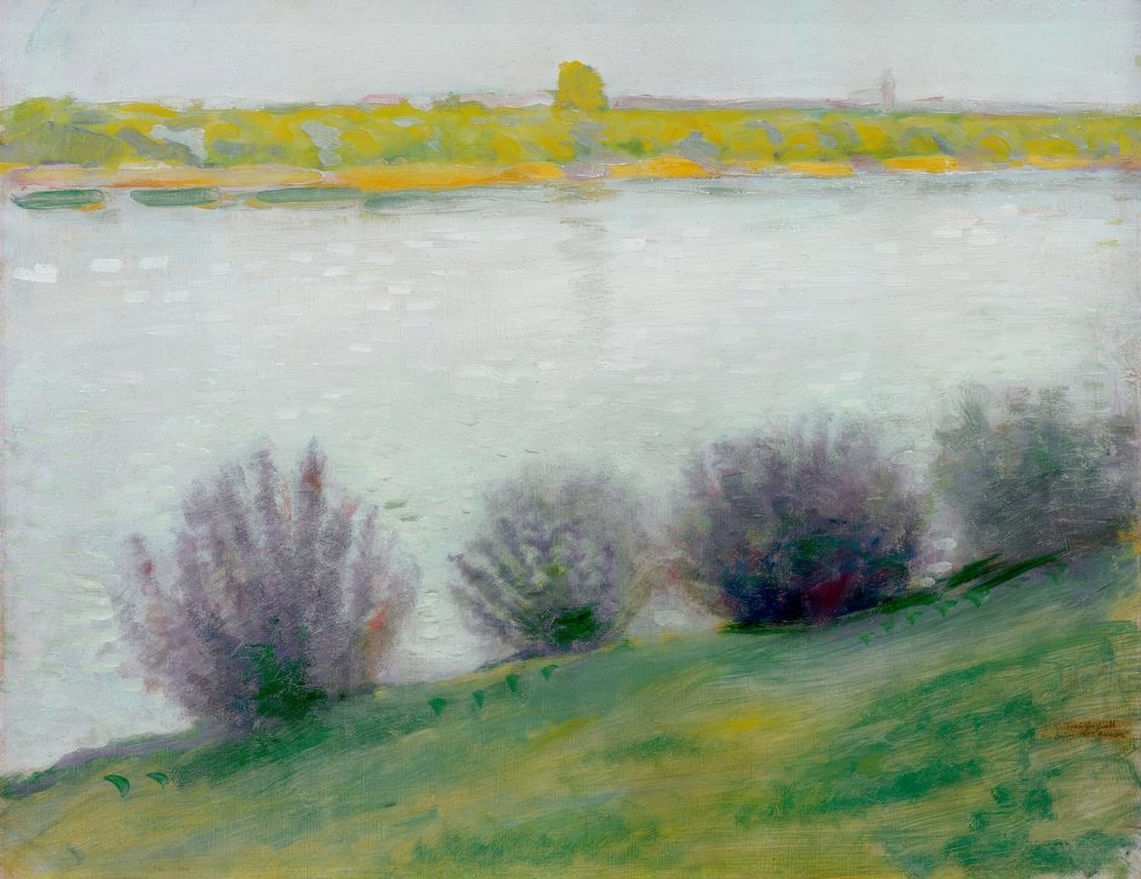 Sur le Rhin près de Hersel - August Macke