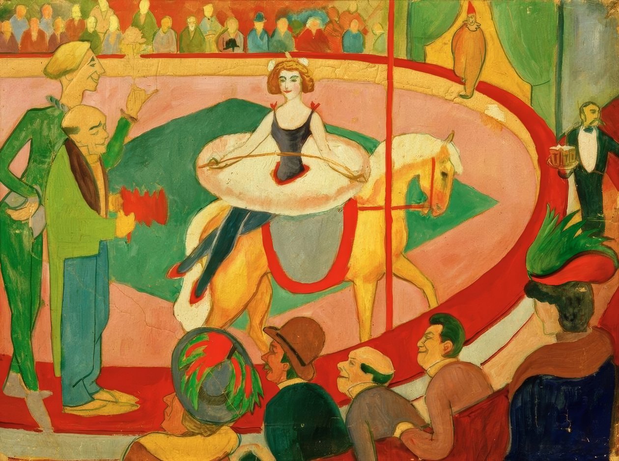 Tableau de cirque I : Écuyère - August Macke