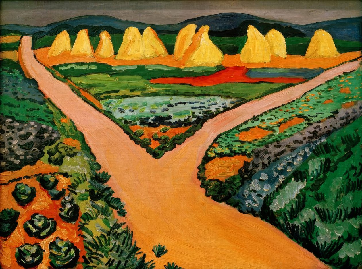 Champs de légumes - August Macke
