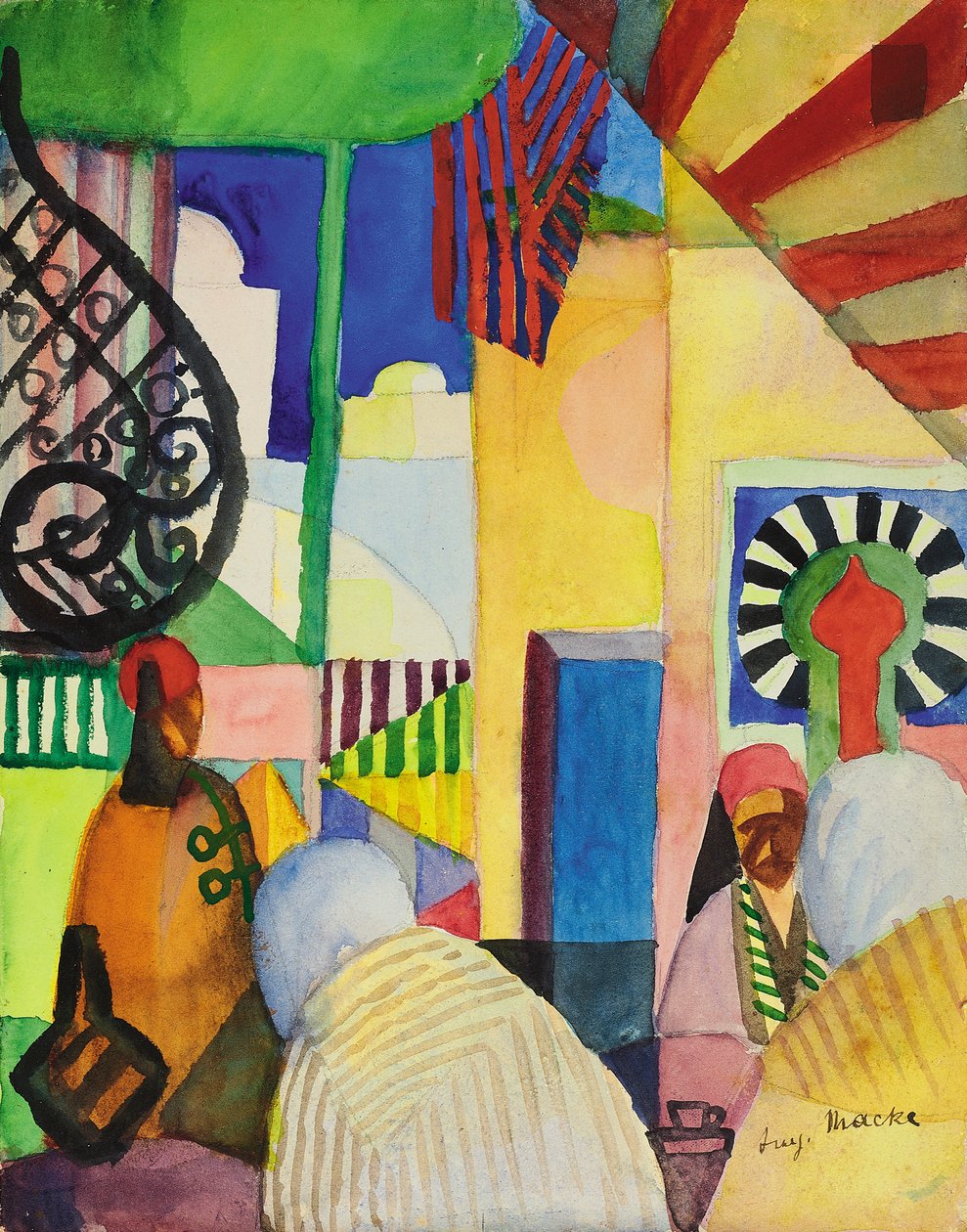 Dans le bazar, 1914 - August Macke