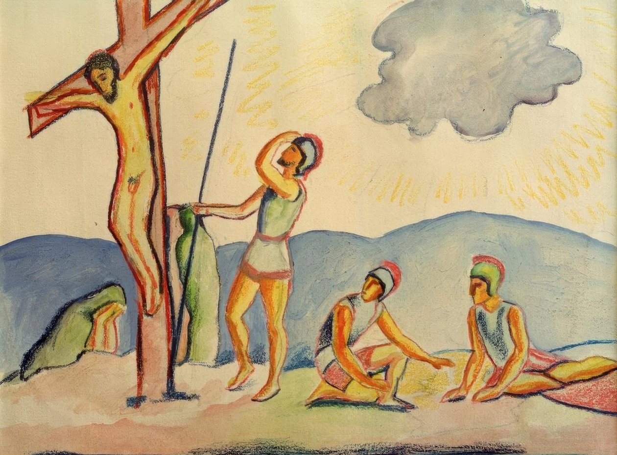 Crucifixion - August Macke