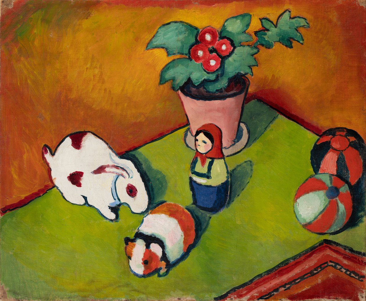 Les Jouets de Petit Walter - August Macke