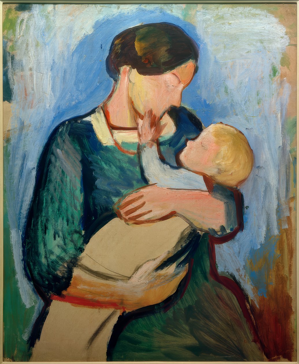 Mère avec enfant - August Macke