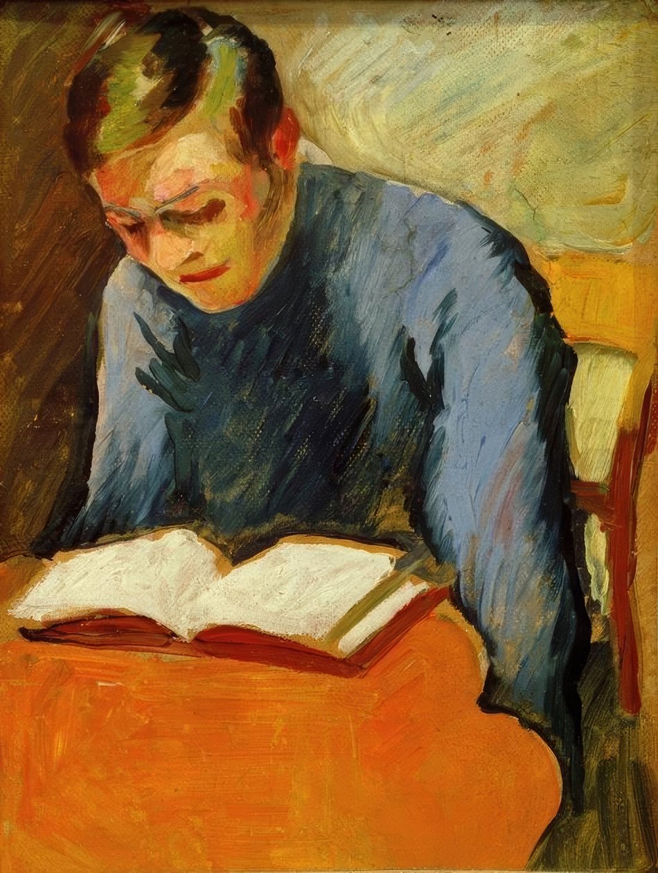 Portrait de Helmuth Macke - August Macke