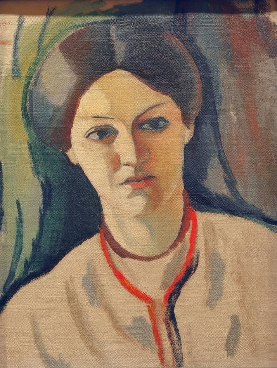 Tête de portrait de la femme de l