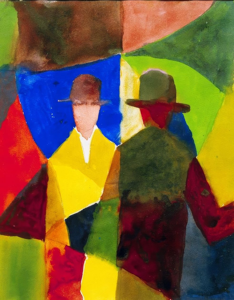 Reflet dans la vitrine - August Macke