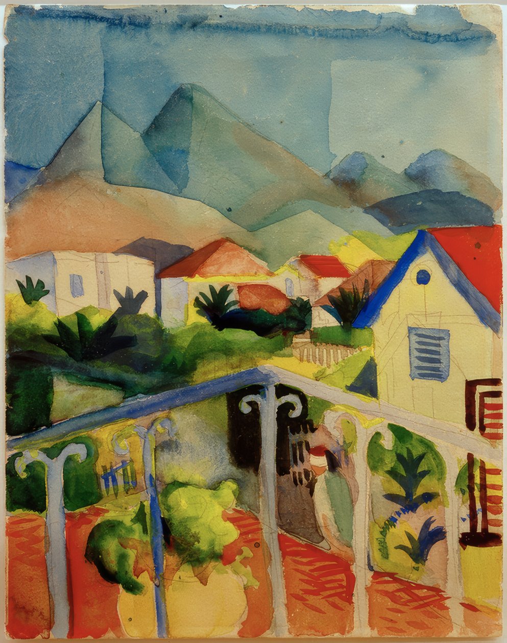 St. Germain près de Tunis - August Macke