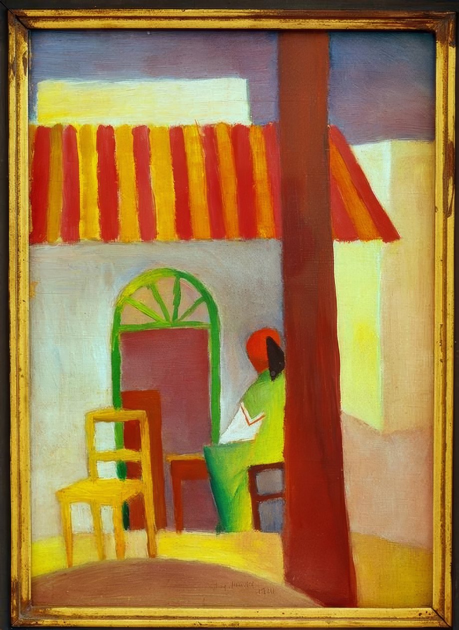 Café turc I - August Macke