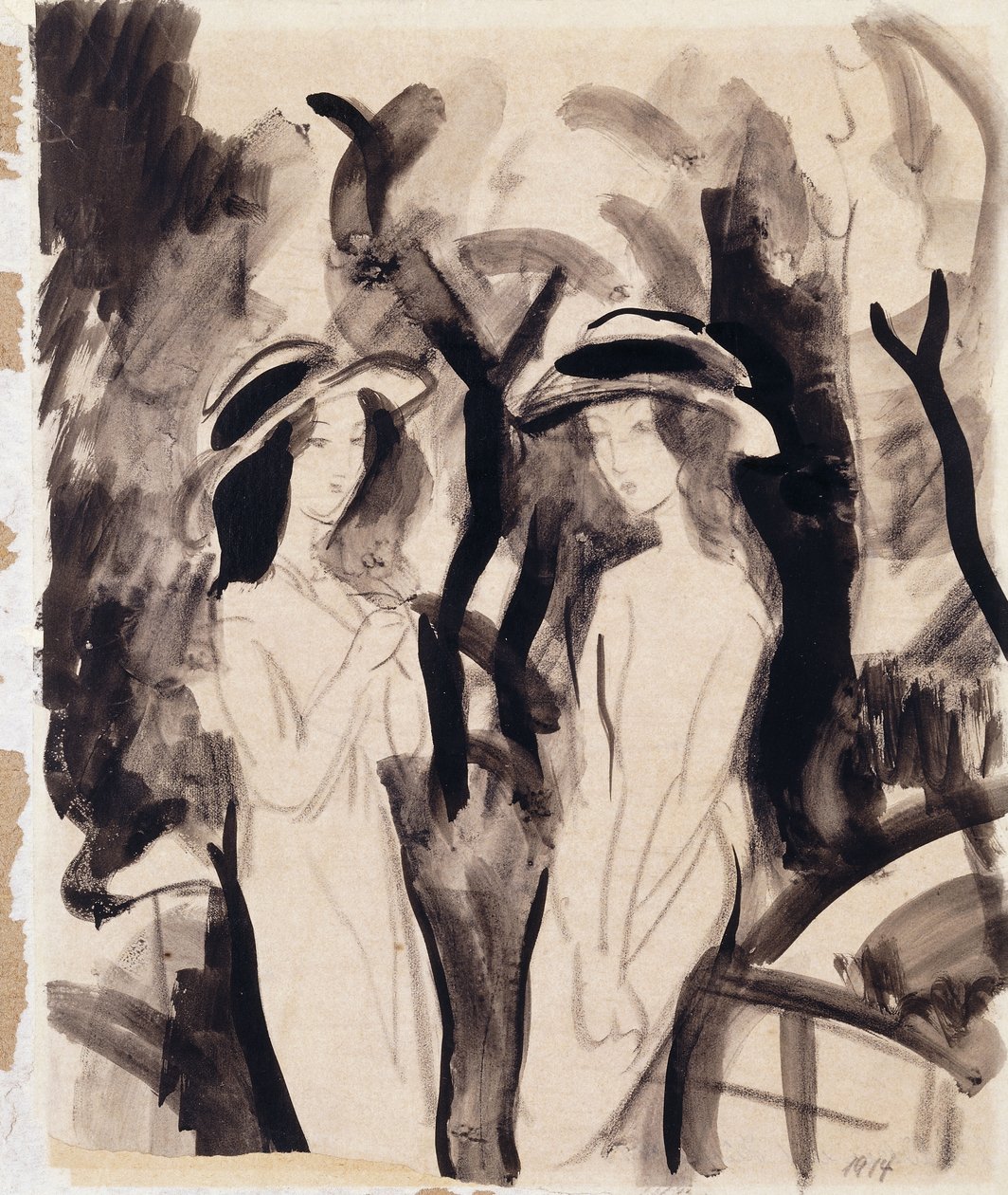 Deux filles - August Macke