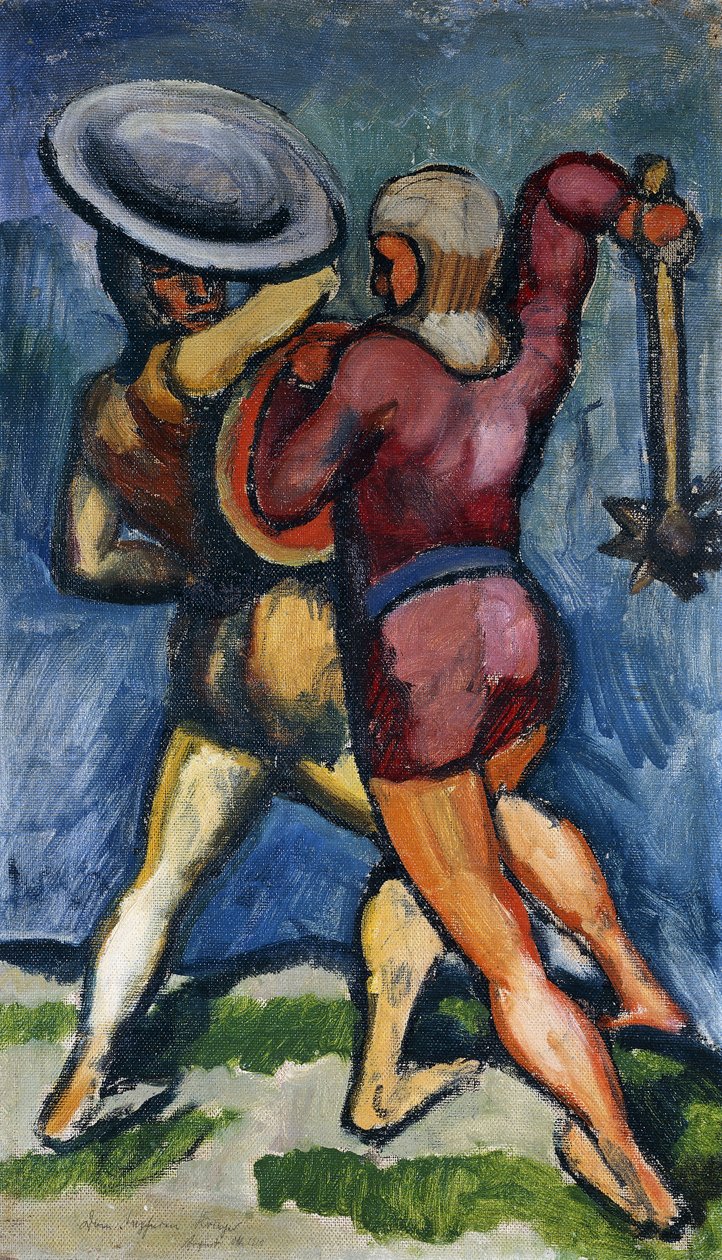 Deux Guerriers - August Macke