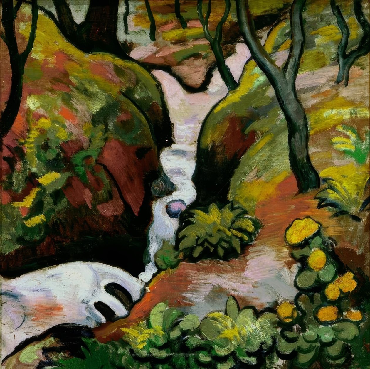 Ruisseau forestier - August Macke