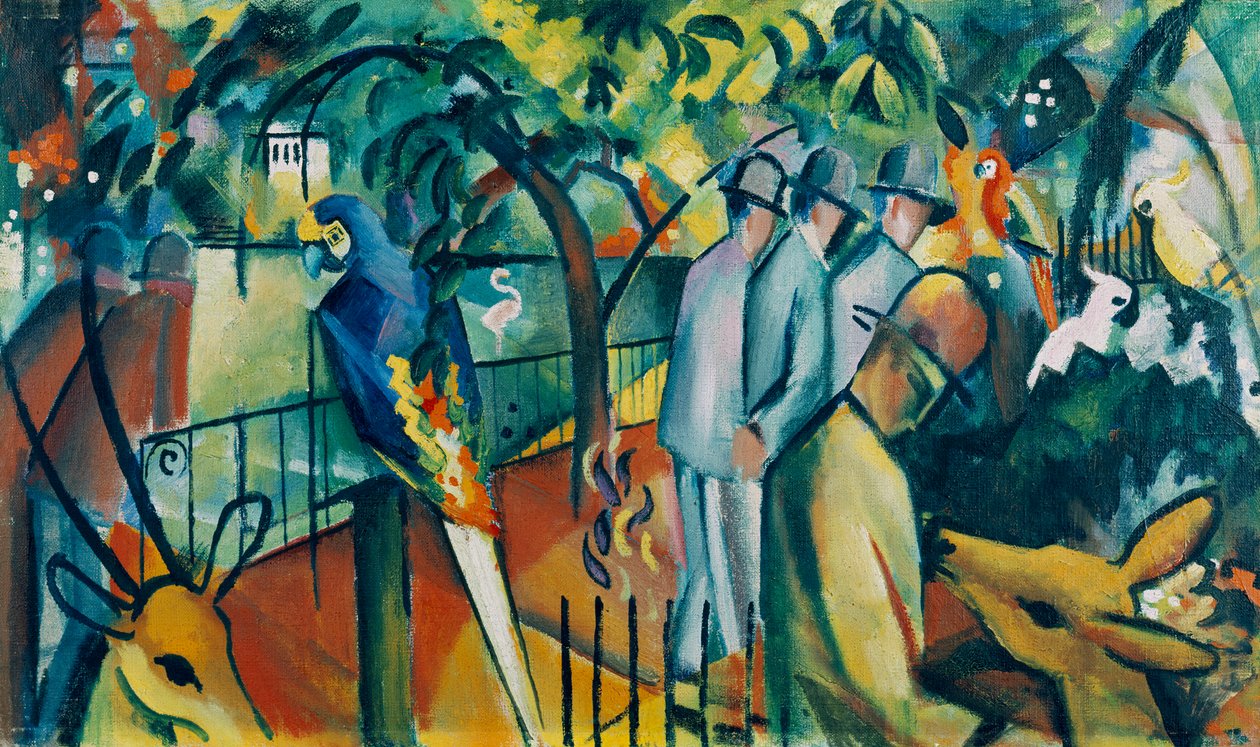 Jardin zoologique I - August Macke